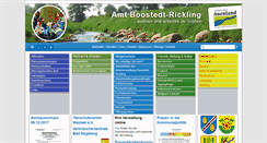 Desktop Screenshot of amt-boostedt-rickling.de